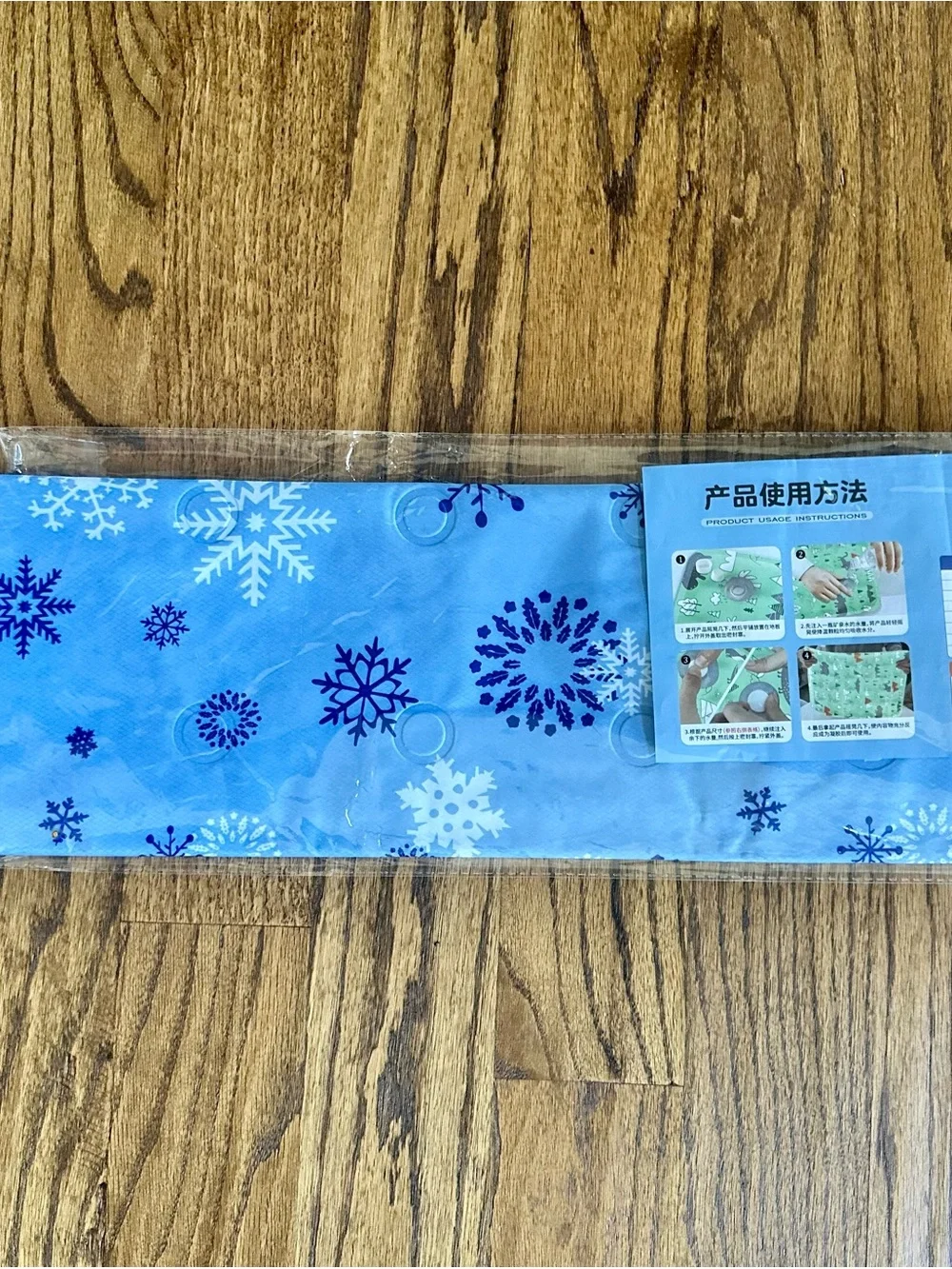 Cooling Dog Pad Blue Snowflake